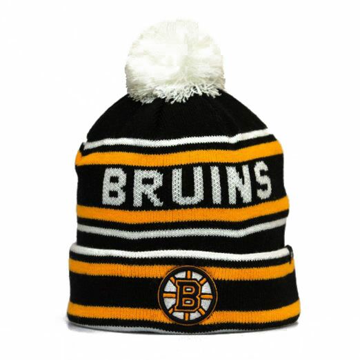 47 Brand NHL Boston Bruins Black Rockhill Beanie Knit - NHL from