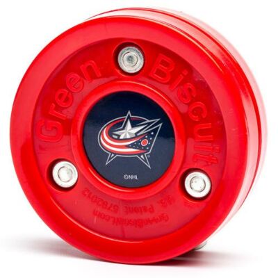 Green Biscuit NHL Columbus Blue Jackets Puck