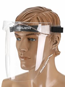 Face Mask Bauer Integrated Cap Face Shield White
