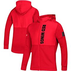 Striukė Adidas PLAYER FULL ZIP Red Wings Senior Red2XL