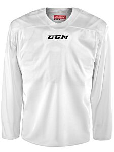 Treniruočių marškinėliai CCM 6000 Junior White/Black G