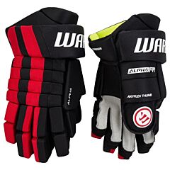 Ice Hockey Gloves Warrior Alpha FR Senior BLACK/RED13