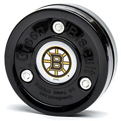 Green Biscuit NHL Boston Bruins Puck