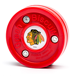 Krążek Green Biscuit NHL Chicago Black Hawks Red