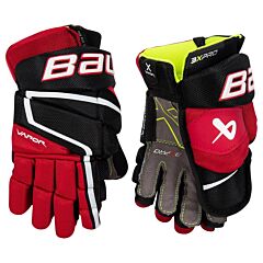 Ice Hockey Gloves Bauer Vapor S22 3X PRO Junior BLACK/RED10