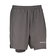 Спортивные шорты CCM 2IN1 TRAINING Senior CharcoalL