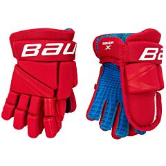 Ice Hockey Gloves Bauer S21 X Youth RED9